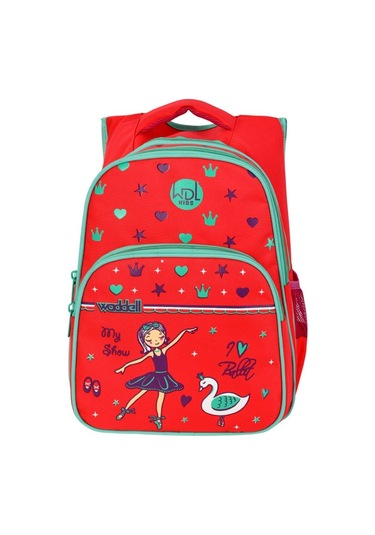 Waddell Kız Çocuk Kırmızı Balerin İlkokul Sırt Çantası