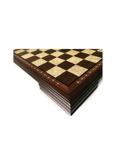 Helena Wood Art El Yapımı Ahşap Satranç Tablası