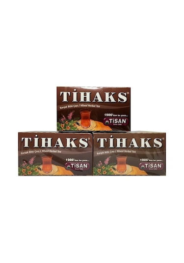 Tihaks Karışık Bitki Çayı 20 Süzen Poşet 3 Adet Tilaks 3 Paket Tilax