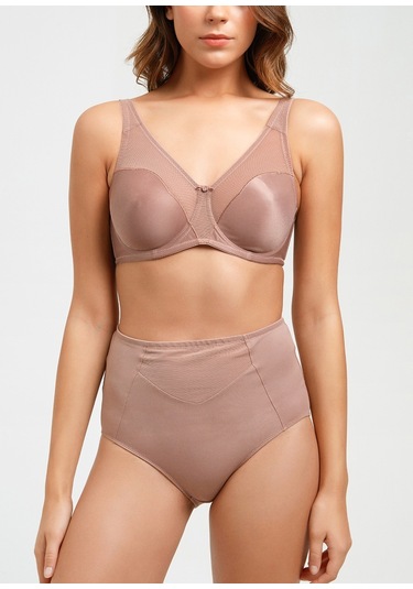 Suwen Rosa Minimizer Toparlayıcı Sütyen Sw8335100 Vizon