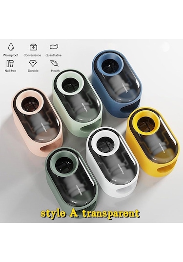 Mavi Otomatik Toz Geçirmez Diş Macunu Dispenseri Duvara Montaj Tutucu Banyo Aksesuarları Seti Diş Macunu Sıkacağı Lm Mavi