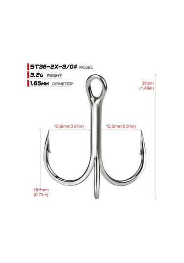 MSO VIP Kalite 3 Kollu 2X & 4X Yüksek Karbonu Olta Balık İğne