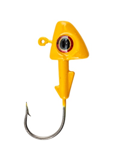 Jighead - Zoka - Kurşunlu Olta İğnesi - Xh-a 07 - Sarı - 6 Gr - 10 Adet
