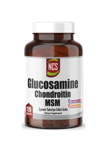 Ncs Glucosamine Chondroitin Msm Hyaluronic Acid Boswellia 120 Tab