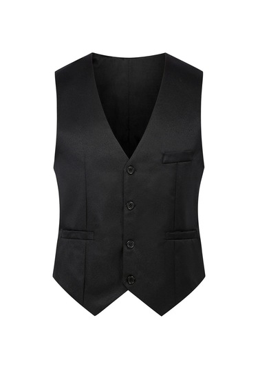 Erkek Takım Elbise Yeleği İş Yeleği Siyah