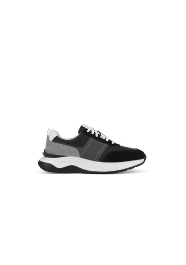 Ziya, Erkek Hakiki Deri Sneaker 153983z1425 Siyah 153983z1425 000 Siyah