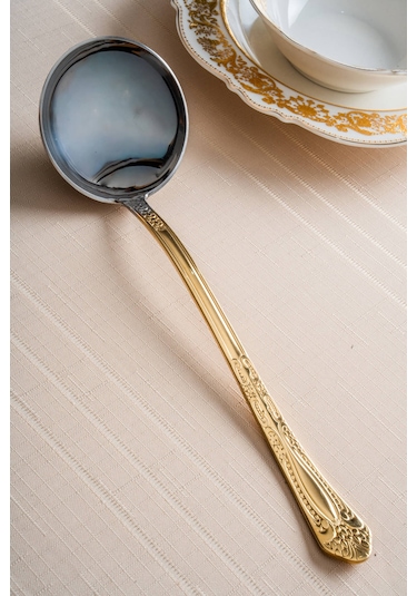 Acar Karat Star Gold Servis Kepçesi - 28 Cm