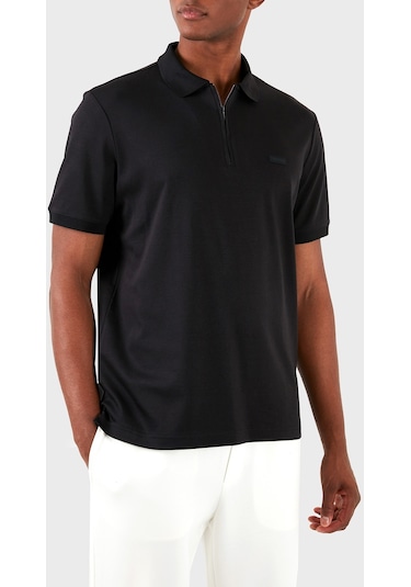 Calvin Klein Erkek Polo Yaka T Shirt K10k112754 Beh Siyah