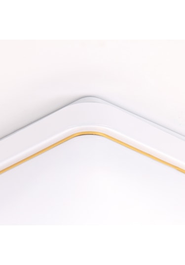 Mutfak Balkon Kare Ac220-v Led Tavan Lambası Beyaz - Gümüş Gümüş