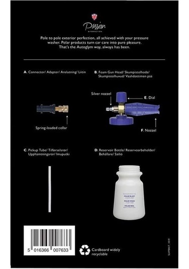 Auto Glym Köpük Tabancası Polar Blaster