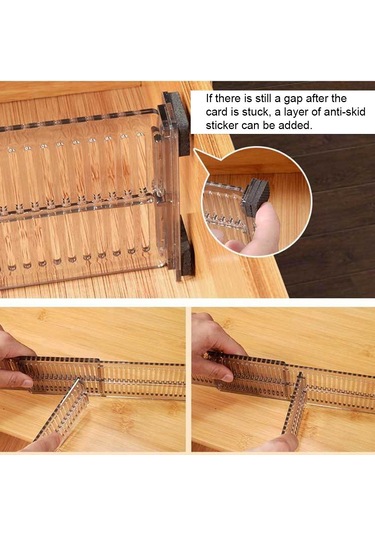 Jms Dayanıklı Dolap Çekmeceleri Depolama Bölücüler Ayarlanabilir Düzenleyici