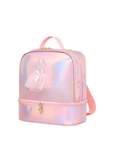 Suntek Bale Dans Sırt Çantası Günlük Spor Jimnastiği Için Pembe