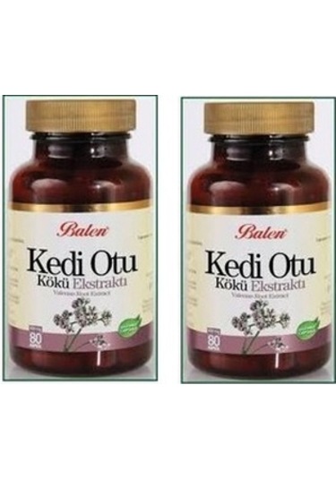 2 Kutu Balen Kedi Otu Kökü Ekstraktı Kapsül 80 X 375 Mg