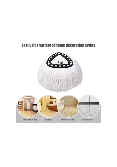 Gajeena O-cedar/vileda Uyumlu Üçgen Mikrofiber Mop Başlığı - Yıkama Yapılabilir Değiştirme Aksesuarı