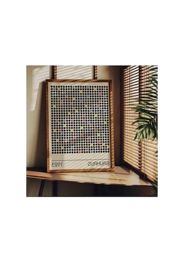 Modern Dekoratif Çerçevesiz Poster, 30 X 40 Cm Bauhaus Temalı