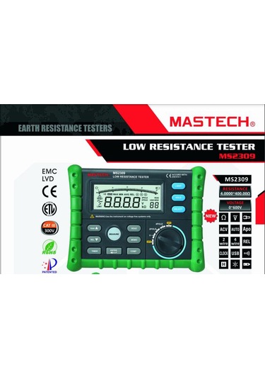 Mastech Ms2309 Düşük Direnç Test Cihazı