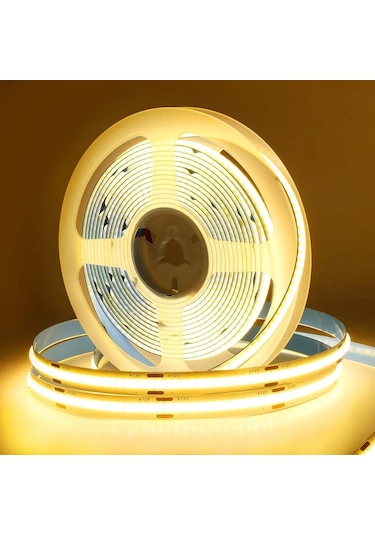 Forlife 320 Ledli 12 Volt İç Mekan Cob Şerit Led 5 Metre Günışığı