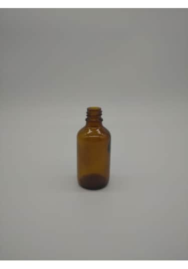 100Ml Cam Amber İnce Damlalıklı Kilitli Kapak Siyah(10 Adet)