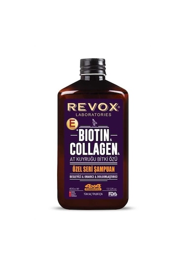 Revox Biotin & Collagen At Kuyruğu Bitki Özlü Şampuan 400 ML
