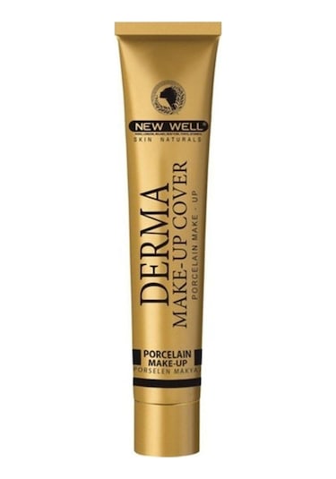 New Well Yoğun Kapatıcı Fondöten Derma Make Up Cover 01 Gold 30 ML