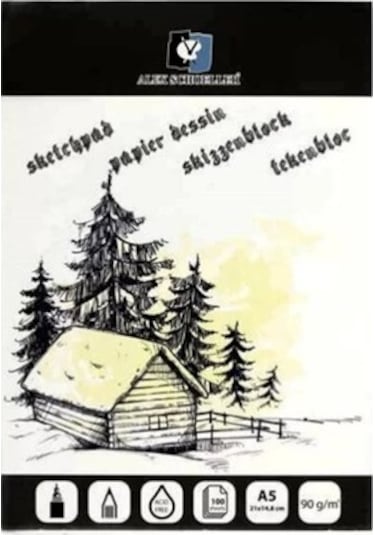 Alex Schoeller Eskiz Defteri A5 90 Gram 100 Yaprak