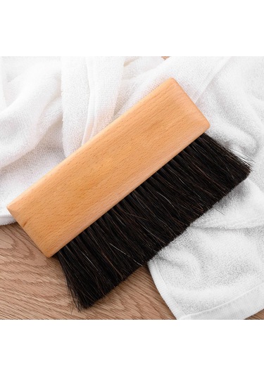 Suntek Kahve Değirmeni Makinesi Temizleme Fırçası Ahşap Saplı Dikdörtgen