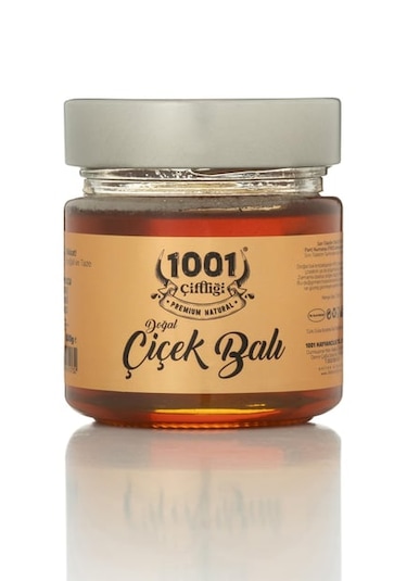 1001 Çiftliği Doğal Süzme Çiçek Balı 300gr