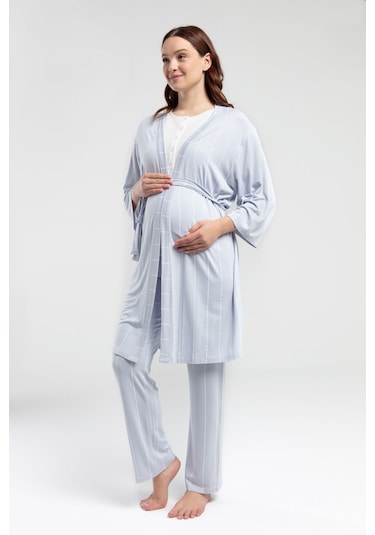 Pierre Cardin Kadın Beyaz 3'lü Pijama Takımı 5274-47982