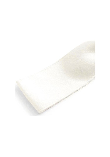 10 Adet Ekru Saten Fiyonk Süsleme Küçük Kurdele Seti