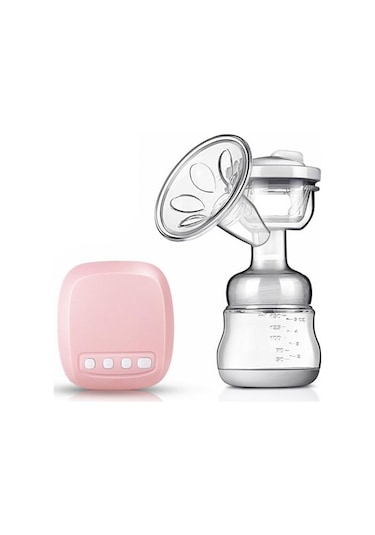 Pembe Elektrikli Göğüs Pompası Usb Şarj Edilebilir 2 Mod 9 Seviye Isıya Dayanıklı Taşınabilir Tek Anne Sütü Yakalayıcı Pompa Anne İçin