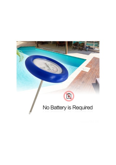 Analog Havuz Termometresi Havuz Ve Spa Büyük Kadran Termometresi İp İle Yüzen Yüzme Havuzu Su Sıcaklığı Tespit Cihazı Pil Gerektirmez
