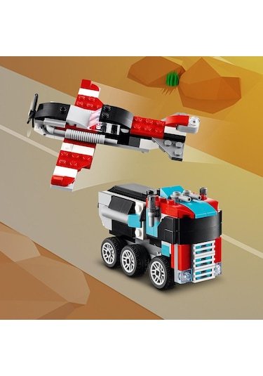 LEGO® Creator 31146 Helikopterli Açık Kasa Kamyon 270 Parça