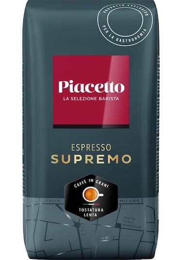 Piacetto Espresso Supremo Çekirdek Kahve 1 Kg X 2 Adet Çekirdek