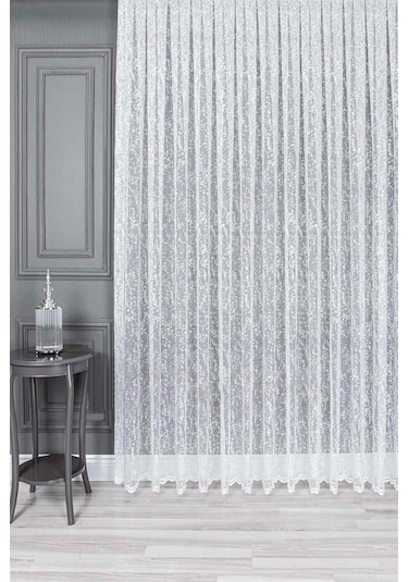 Evdepo Home Kullanıma Hazır Örme Tül Perde (540715464)