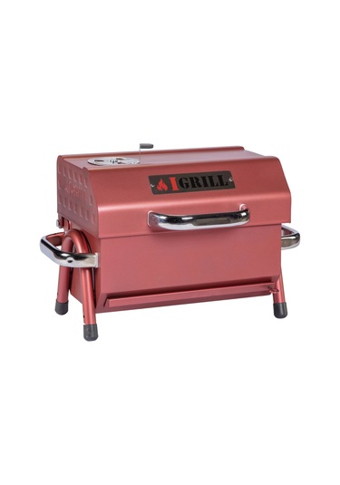 Igrıll Barbekü Cube 402 Mm Kömürlü Mangal Kırmızı