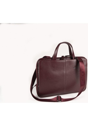 %100 Hakiki Deri Bordo Laptop Ve Evrak Çantası Grd6873-133849 Siyah