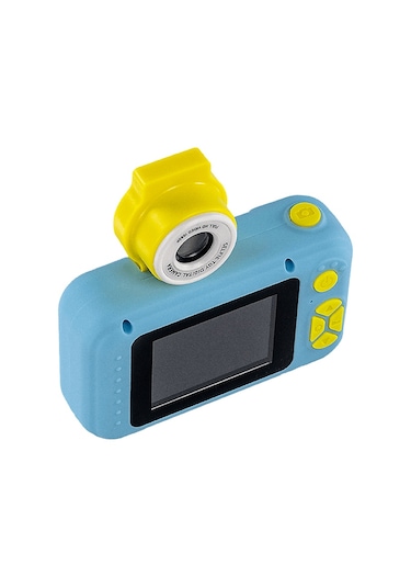 Acton Full HD Dijital Çocuk Fotoğraf Makinesi Mavi