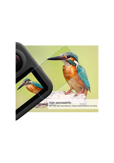 Gopro Max Lcd Ekran Ekran Koruyucu 9h 2.5d Temperli Cam Filmi İçin 2 Adet Puluz