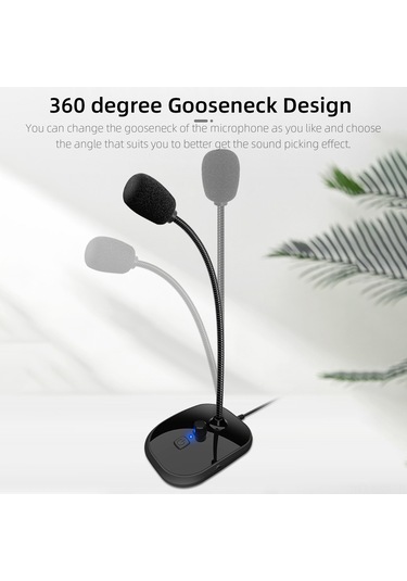 Kosona Usb Mikrofon Sk-30 Siyah Plastik -33db Hassasiyet 100 10khz Frekans Aralığı Ses Kaydı İçin