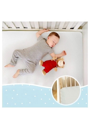 Mc.pierobaby 65x95 Ortopedik Cotton Bebek Yatağı Oyun Park Yatak