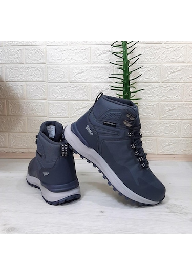 Jump 29652 Gri Renk Waterproof Kaymaz Rahat Erkek Bot 001