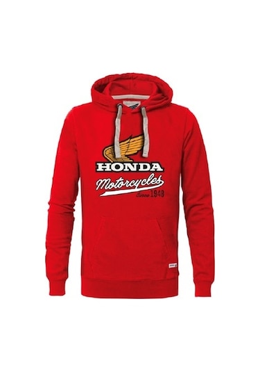 HONDA KAPU ONLU KIRMIZI SWEATSHIRT M Fiyatlar ve Ozellikleri