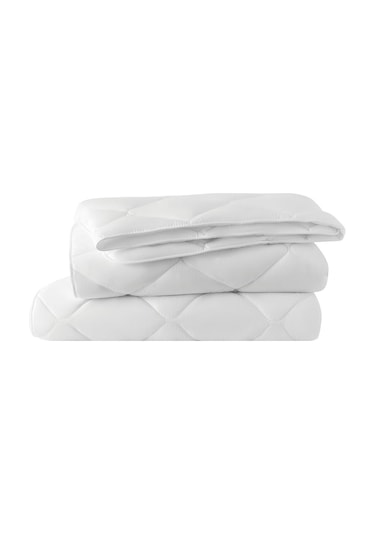 Puffy Gronn Bambu Çift Kişilik Yorgan (195X215 Cm) Beyaz