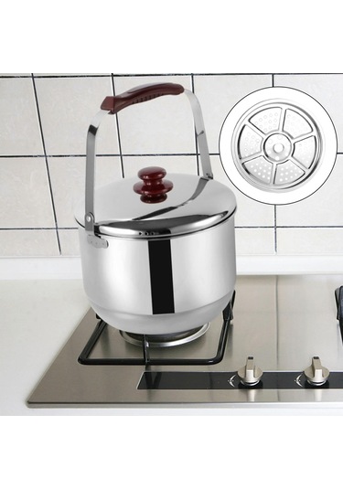 Suntek Magideal Yemek Pişirmek Için Vapur Tenceresi 22cm-combo-kapak