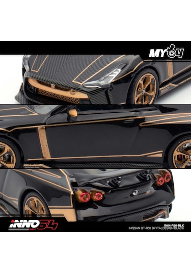 Inno 1/64 Nissan Gt-r50 By Italdesign Black Çok Renkli