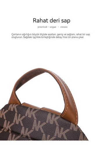 Kadınlar İçin Şık Retro Sırt Çantası-pembe Pembe