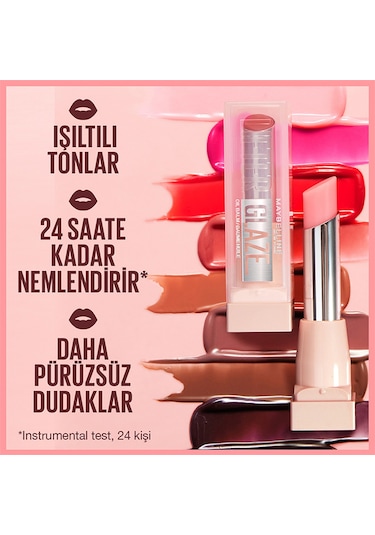Maybelline New York Lifter Glaze Renkli Dudak Balmı 008 Acai Glaze