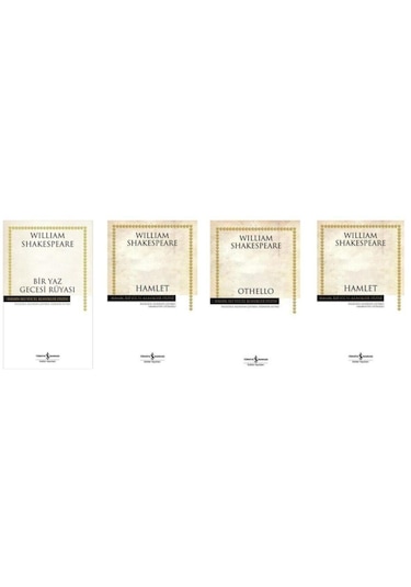 Bir Yaz Gecesi Rüyası / Hamlet / Othello / Romeo Ve Juliet 4 Kitap Set