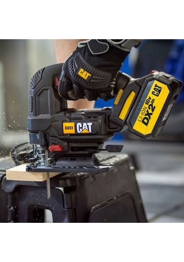 Cat DX51BC 18Volt 2.0Ah Li-ion Tek Akülü Profesyonel Kömürsüz Dekupaj Testere