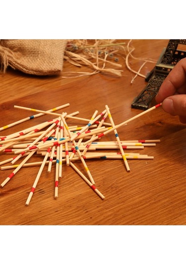 Büro Ev Ofis Çocuk Hediyesi İçin Zeka Oyunu Mikado Oyun Çubukları